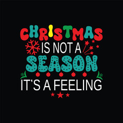  Christmas T-shirt Design Vector Graphic

