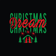  Christmas T-shirt Design Vector Graphic

