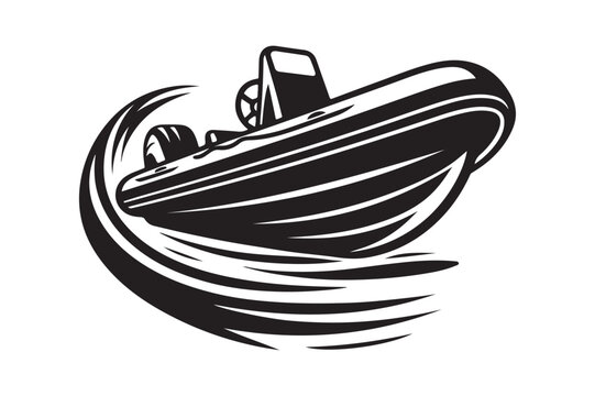 recommend clip art: High-Quality Rib Boat Silhouette Vectors for Designers | Download Now