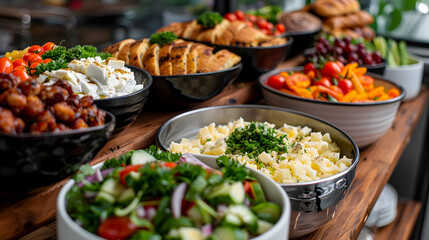 Fototapeta premium Lavish Breakfast Spread
