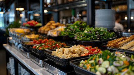 Obraz premium Lavish Breakfast Spread