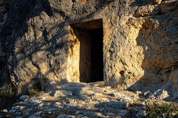 A Carved Doorway: A Glimpse into the Past, Where Stone Holds Secrets Untold