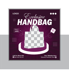 Bag social media post Design