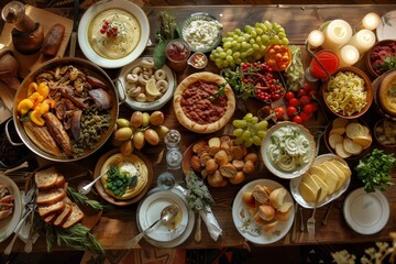 Fototapeta premium A visual journey through traditional german cuisine exploring iconic dishes and flavors