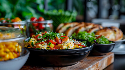 Obraz premium Lavish Breakfast Spread