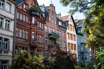 Fototapeta premium Discovering the dynamic neighborhoods of hamburg a journey through urban culture and life