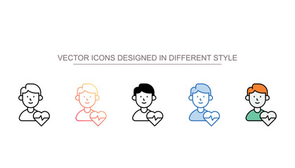 Doctor icon design with white background stock illustration