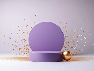 Retro background of e-commerce product display platform