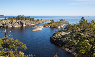 The coast of Lake Ladoga