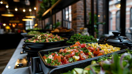 Obraz premium Lavish Breakfast Spread 