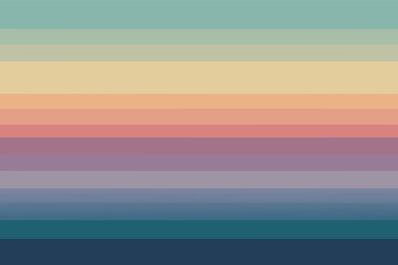 Abstract horizontal lines in pastel and blue colors