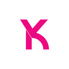 Obraz premium Letter K logo template elements