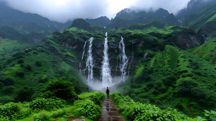 Fototapeta premium Lies The Lahaul Region Himachal Pradesh Indi