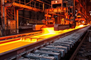 Fototapeta premium Innovative practices and technologies for sustainable development in the steel industry s future
