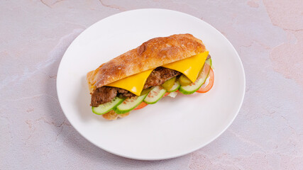 Italian cheese sandwich