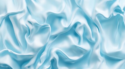 Soft Blue Satin Fabric Texture