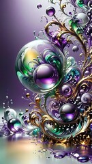 Abstract background with circles