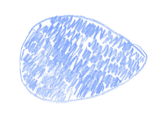 Hand drawn scrawl hatching sketch line doodle design. element. Pen, pencil, crayon isolated on white background..