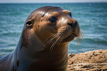 Obraz premium an australian sea lion