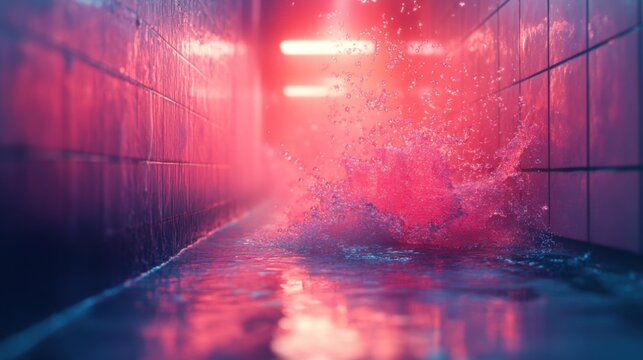 abstract background with code