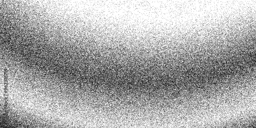 Leinwandbilder noise dot grain background with gradient ripple wave, vector grunge texture. abstract grain noise ba