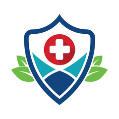 Obraz premium Charity Organization Logo vector art illustration