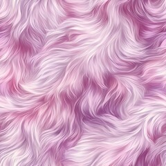 Fototapeta premium Fluffy and vibrant pink fur texture seamless pattern