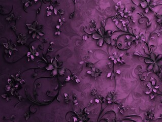 Purple Floral Background