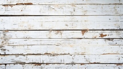Obraz premium Weathered White Wooden Planks
