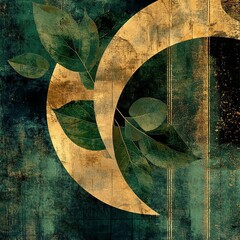 Abstract design. Circles artistic geometric shapes