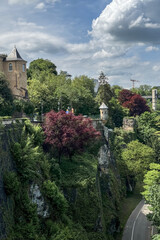 Obraz premium The old town of Luxembourg city