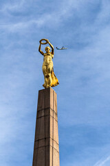 Gelle Fra statue in Luxembourg