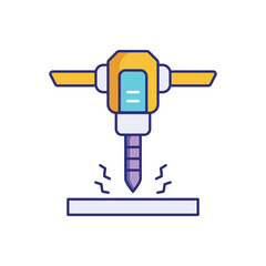 Jackhammer  vector icon
