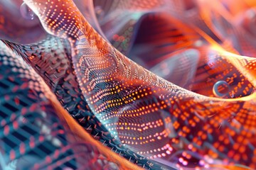 A detailed view of an artistic creation, ideal for showcasing intricate designs and textures