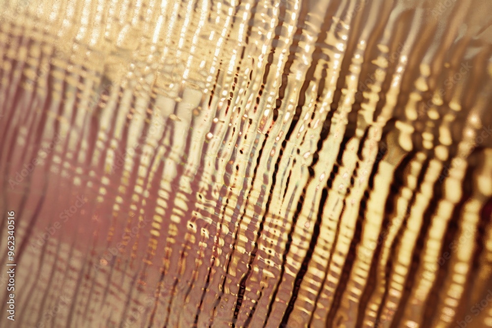 Poster A close-up view of a shiny surface