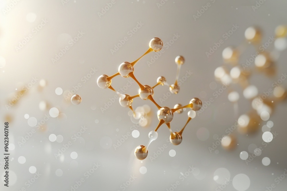 Poster close up view of a bunch of bubbles, suitable for use in scientific or educational contexts