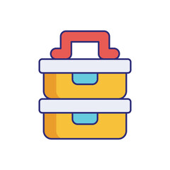 Lunchbox vector icon