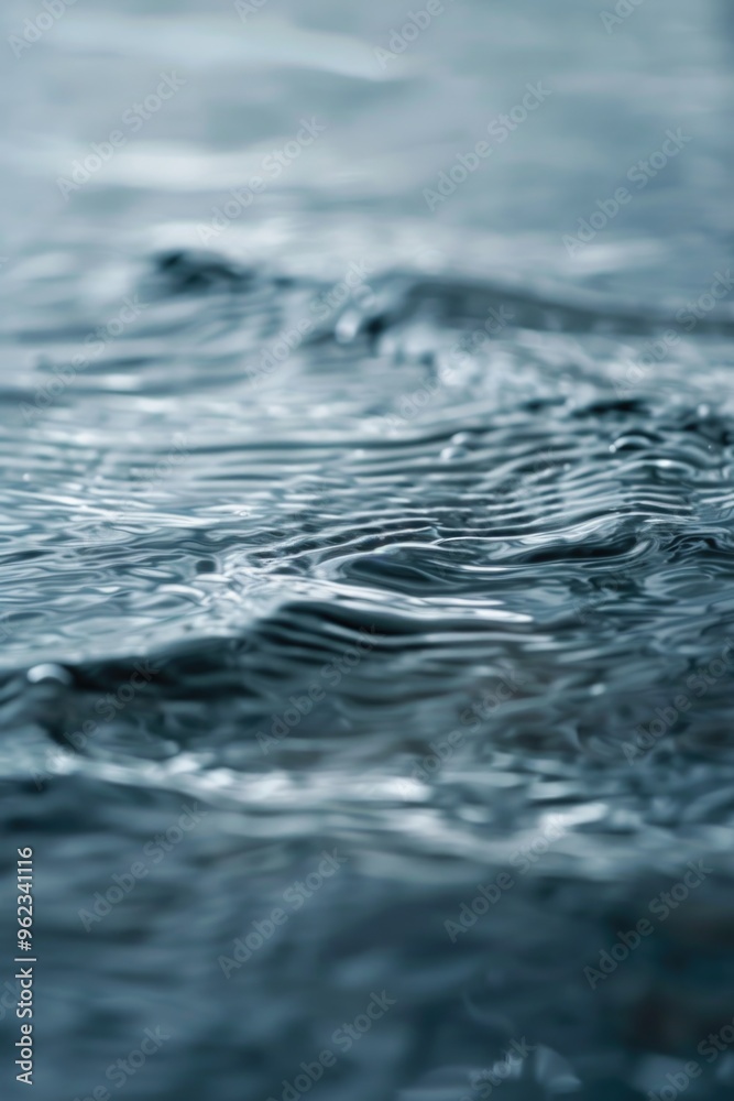 Poster a close-up shot of ocean waves, suitable for use in travel or nature-related projects
