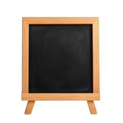 Blank chalkboard with a wooden frame, perfect for displaying messages, drawings, or educational content in various settings. watercolor style
