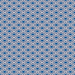 Paseo abstract ornament. Oriental traditional pattern. Maroccan mosaic tiles. Repeated geometric figures wallpaper. Arabesque digital paper, textile print. Seamless surface design. Vector illustration