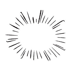 手描きの心の声の吹き出し