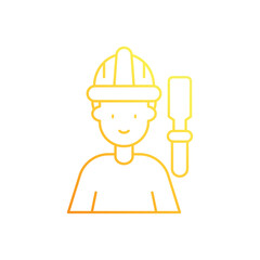 Carpenter vector icon