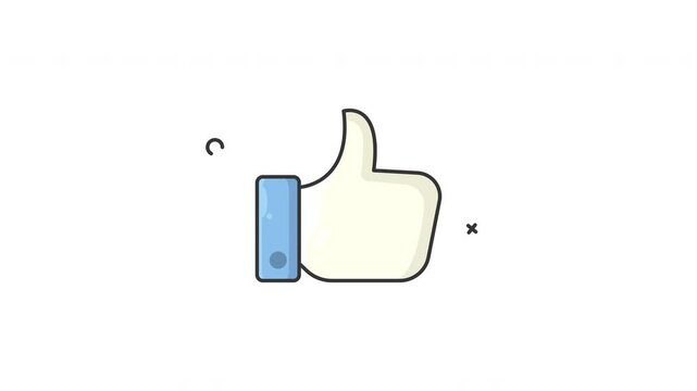 like animated icon motion graphic design looping video