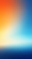 Obraz premium Gradient Background from Orange to Blue