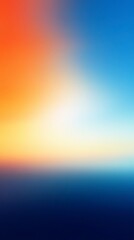 Gradient Background from Orange to Blue