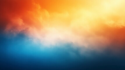 Fototapeta premium Gradient Background from Orange to Blue
