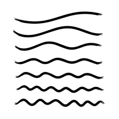 illustration of a set of waves
