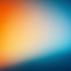 Obraz premium Gradient Background from Orange to Blue