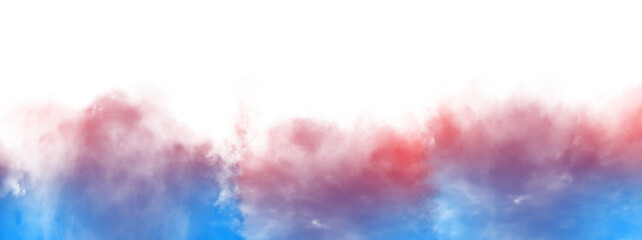 PNG image, Realistic gradient cloud or smoke. White fog or smoke on transparent background. Abstract gas on transparent background.