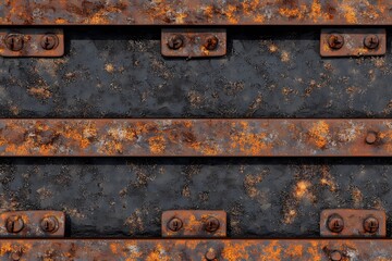 Rusty metal texture background, perfect for industrial and vintage designs.